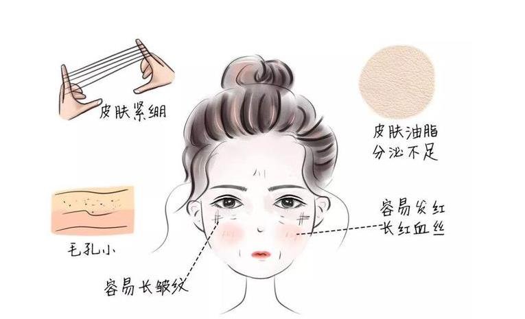 面部皮肤干燥粗糙怎么办呢,皮肤分为几种类型