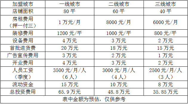 雅诗兰黛加盟实体店需要多少钱